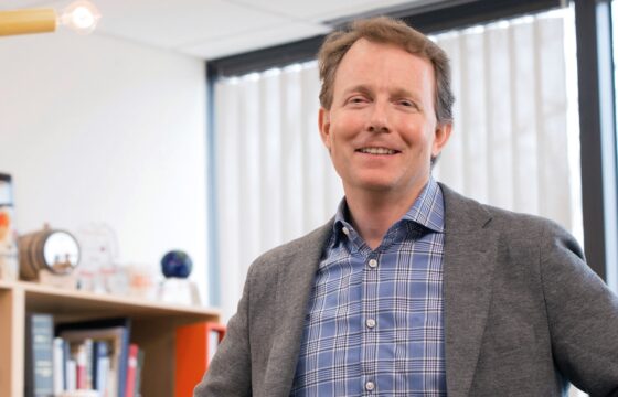 Steven Berg in his office