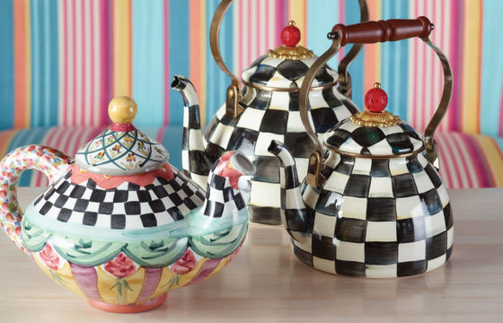 MacKenzie-Childs tea kettles